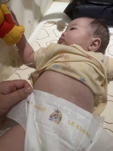 le sommet premium diaper on baby review