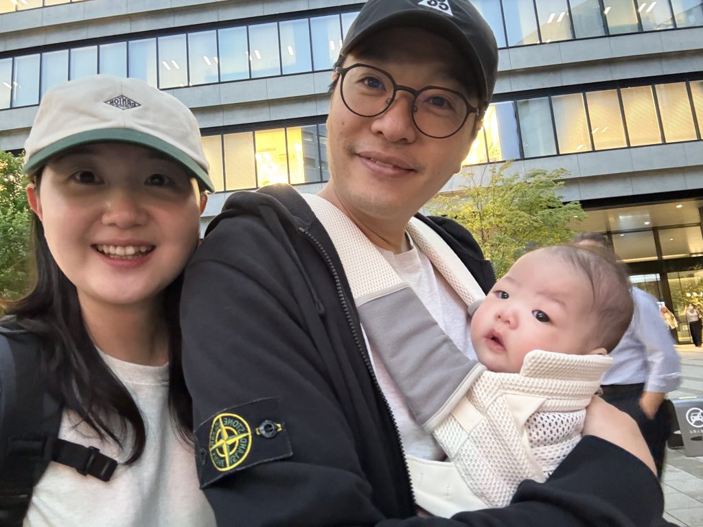 후쿠오카 하카타역 맛집 투어 아기랑 자유여행 세 가족 일상 가족 사진
